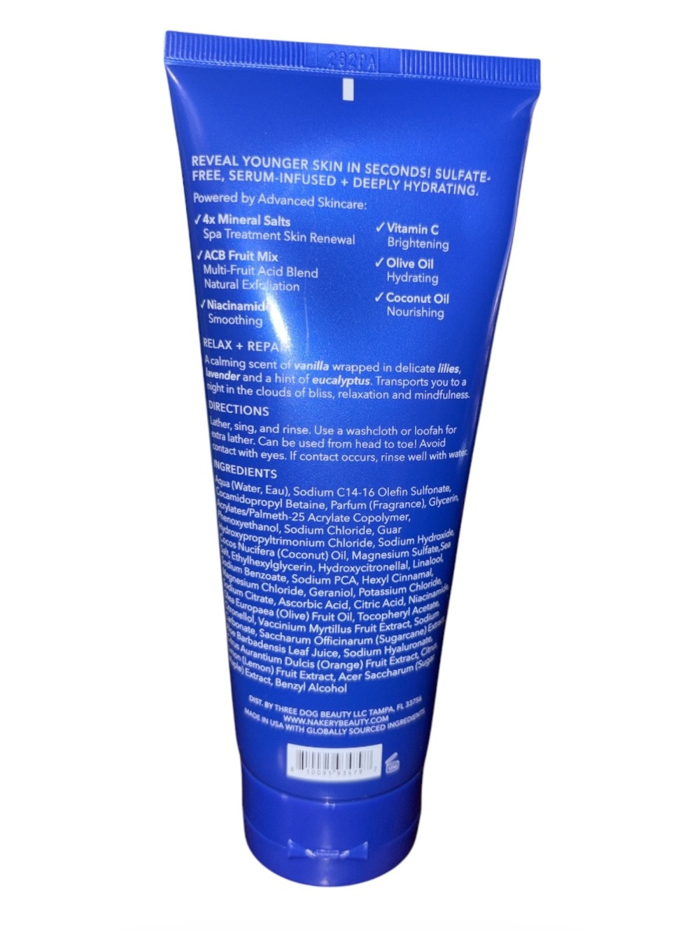 Nakery Beauty Magnesium Face, Body + Hair Wash -m - Picture 2 of 2
